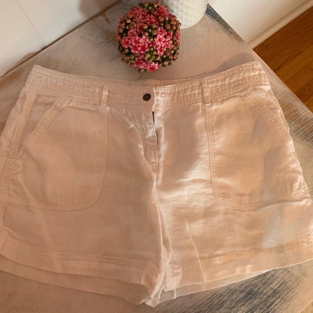 LOFT linen shorts